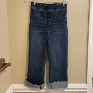 Spanx Denim Ankle Leggings Womens Medium Blue Stretch Jeggings Pull On Pants